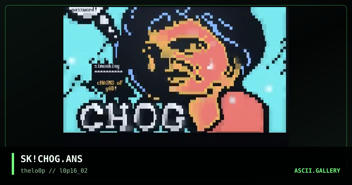 cHAINS oF g0d, by simonking, 2002