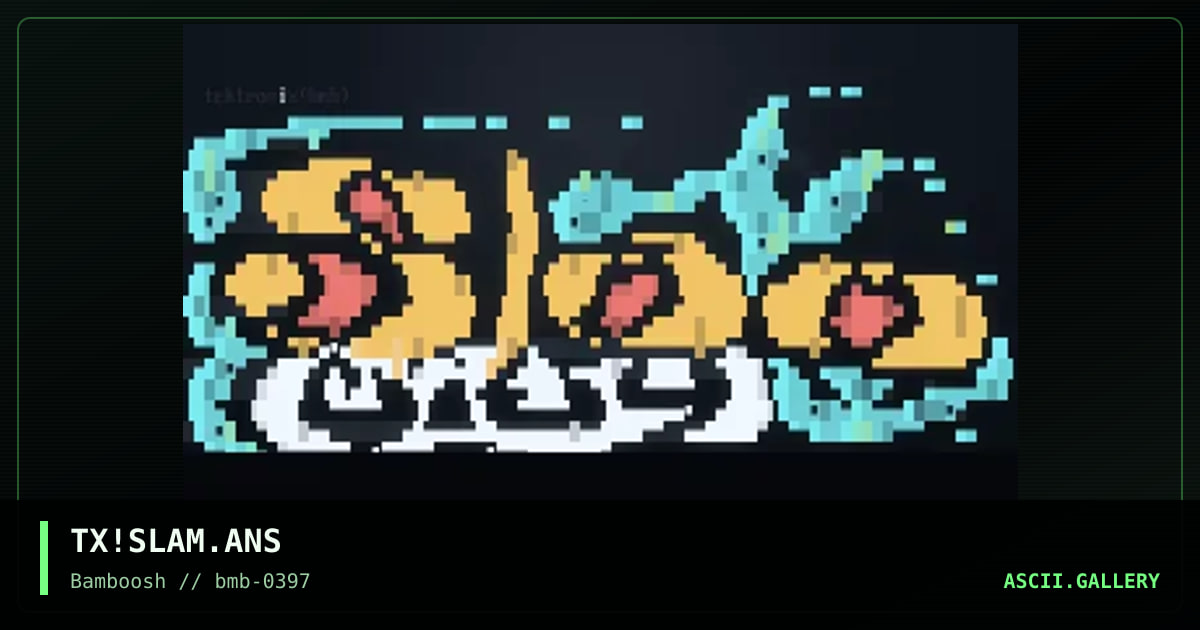 slam city ansi!, by tektronix, 1997