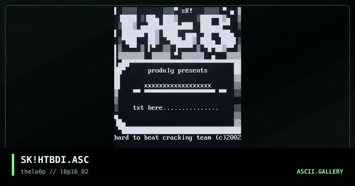 SK!HTBDI.ASC, by simonking, 2002