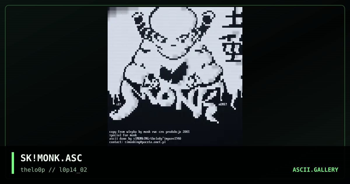 SK!MONK.ASC, by simonking, 2002
