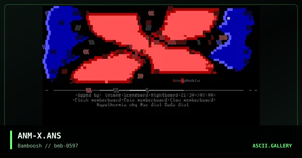 <X>enophobia, by anomite, 1997