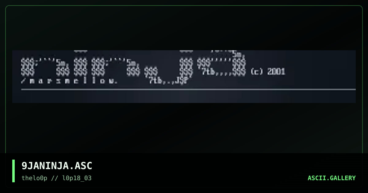 9JANINJA.ASC, by ninja, 2003