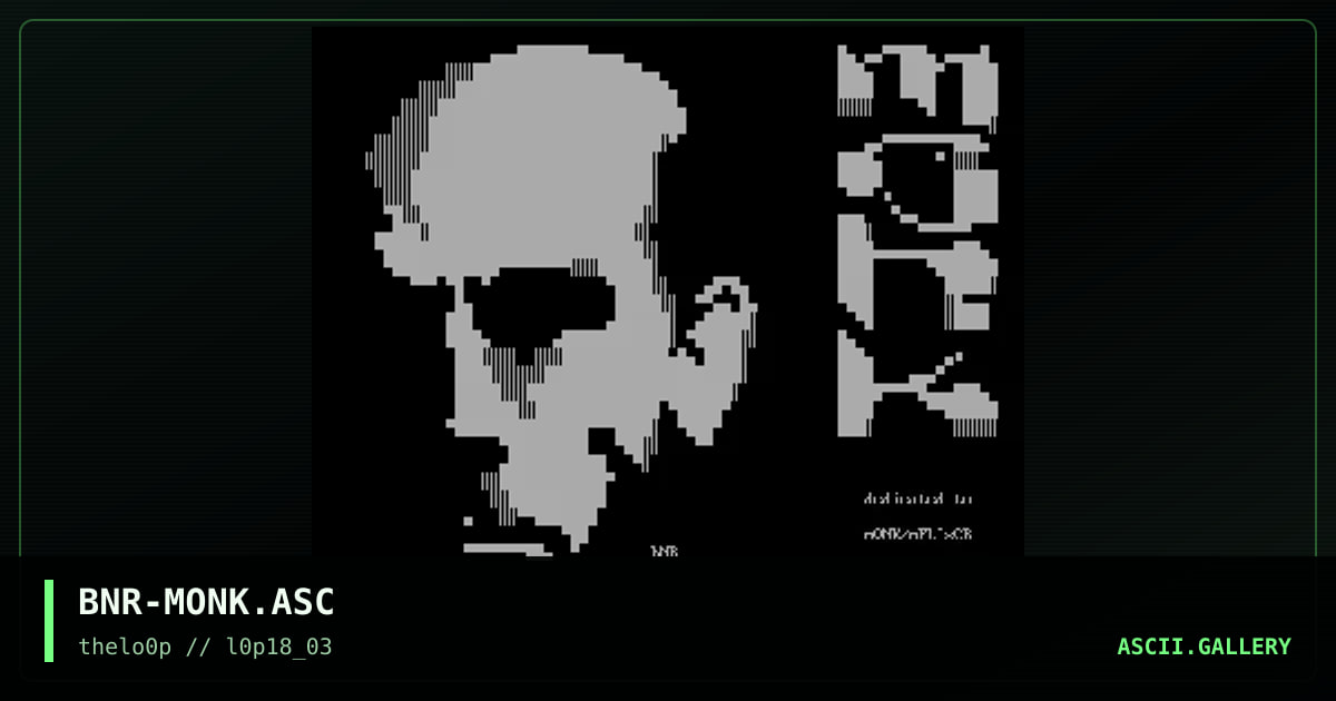 BNR-MONK.ASC, by binar, 2003