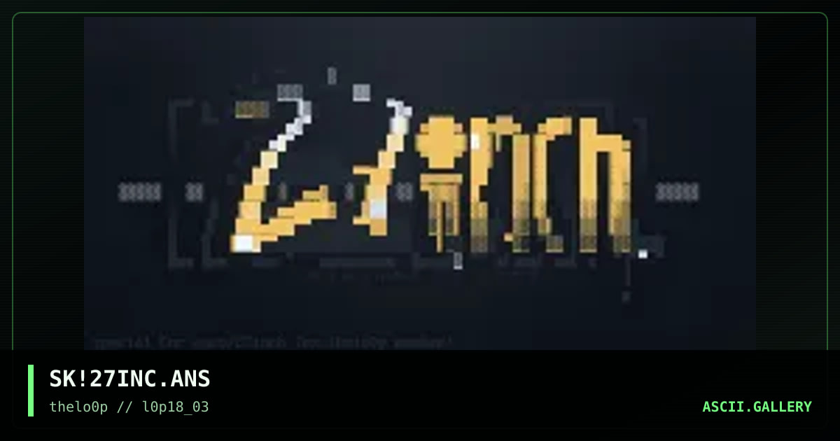 27 inch logo, by simonking, 2003