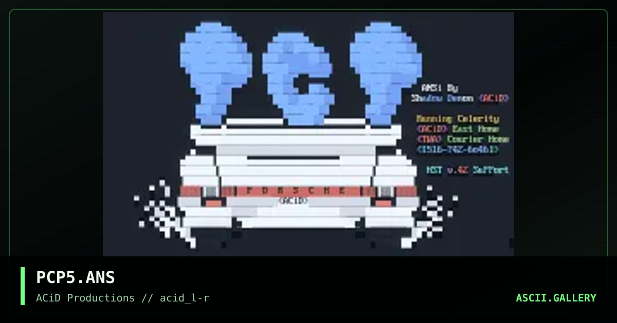 PCP5.ANS, by shadow demon, 1990