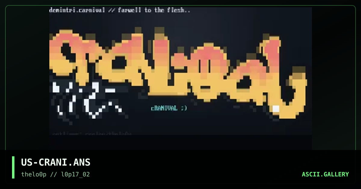 cRANIVAL, by ceelow, simonking, 2002