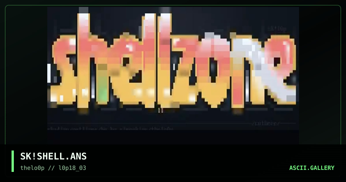 shellzone, by simonking, 2003