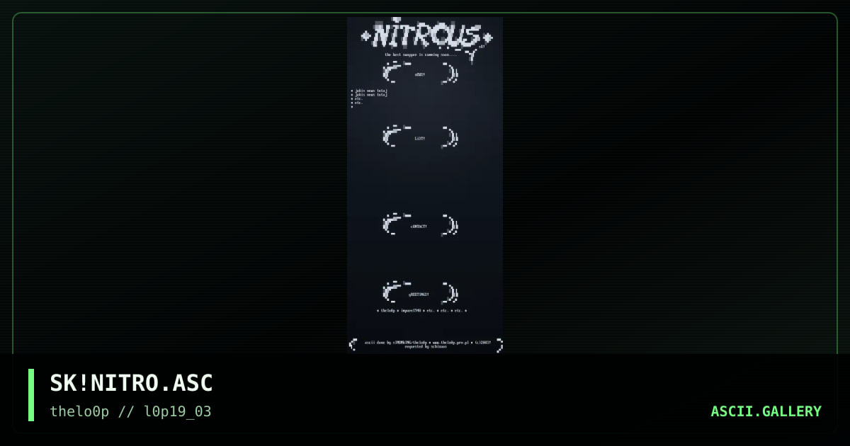 SK!NITRO.ASC, by simonking, 2003