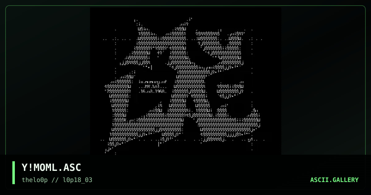 Y!MOML.ASC, by yarx, 2003