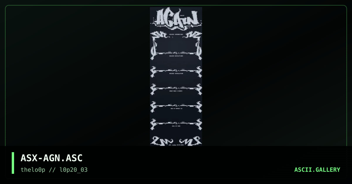 ASX-AGN.ASC, by asphyx, 2003