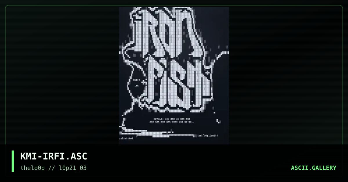 KMI-IRFI.ASC, by kami, 2003