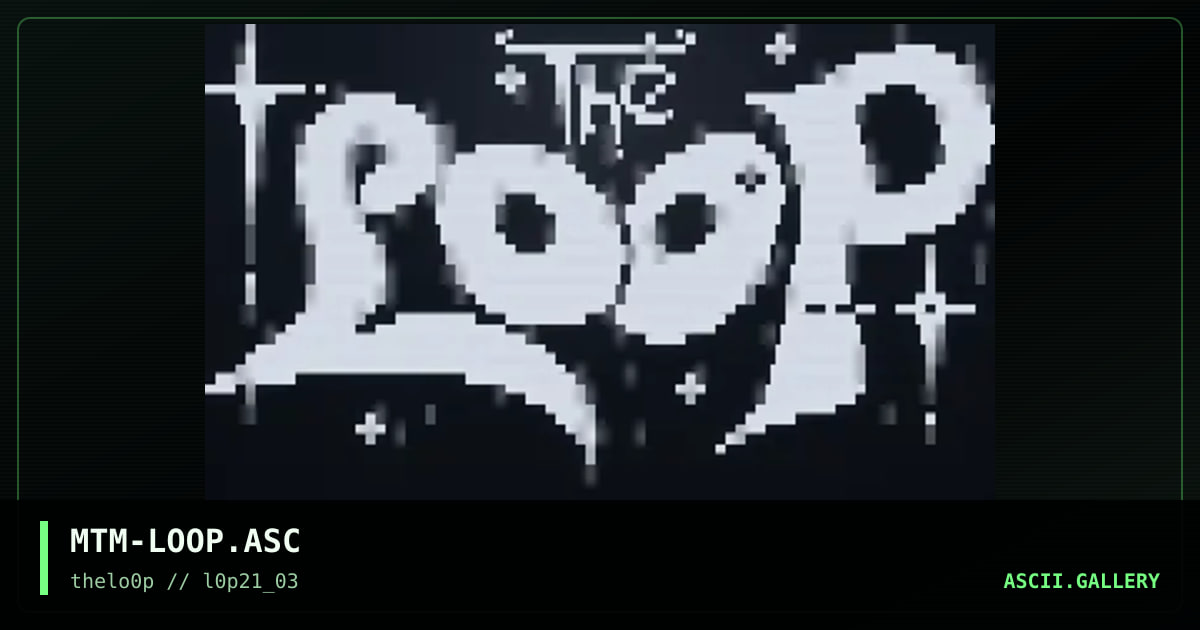 MTM-LOOP.ASC, by mastermind, 2003