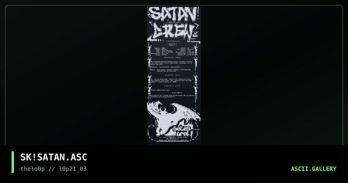 SK!SATAN.ASC, by simonking, 2003