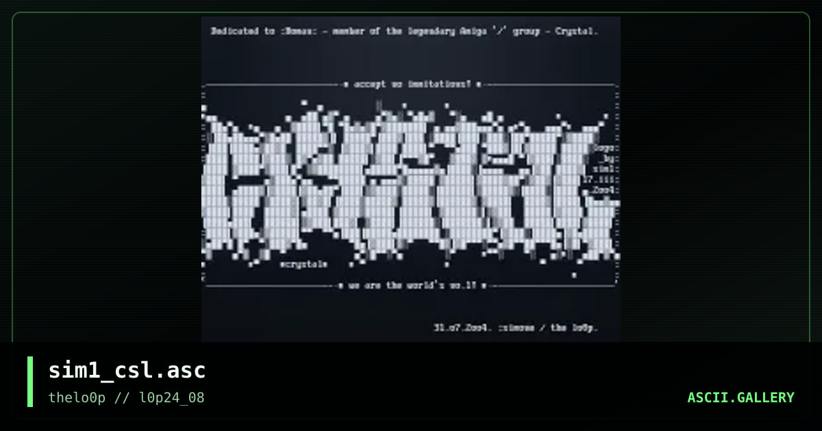 sim1_csl.asc, by sim1, 2008