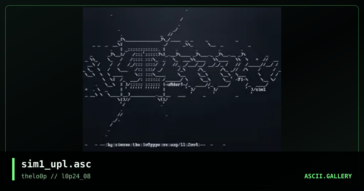 sim1_upl.asc, by sim1, 2008