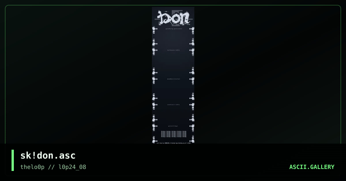 sk!don.asc, by simonking, 2008
