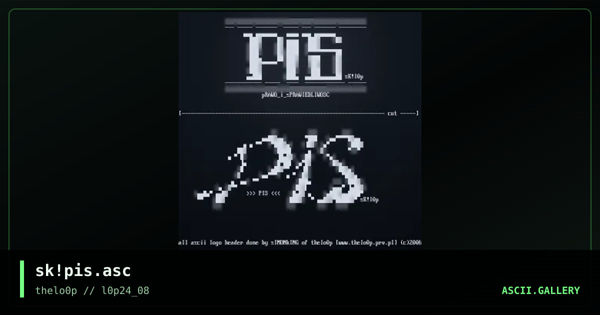 sk!pis.asc, by simonking, 2008