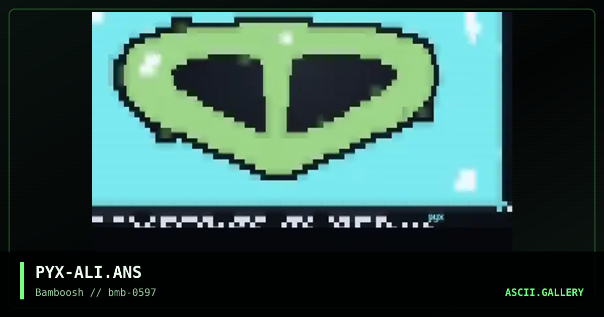 Beware of alien interceptors, by pyx, 1997