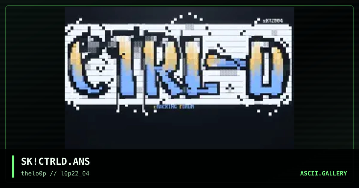 ctrl-d, by simonking, 2004