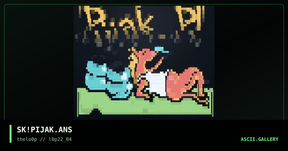 pijak, by simonking, 2004