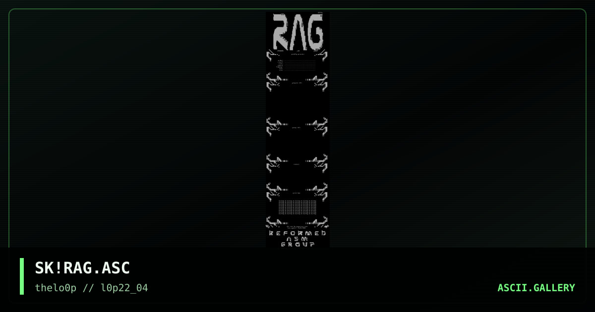 SK!RAG.ASC, by simonking, 2004