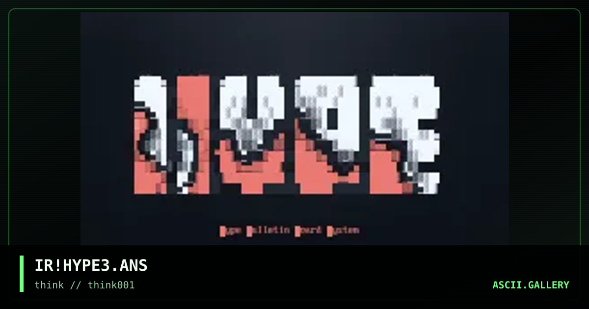 hype, by irrational, 1997