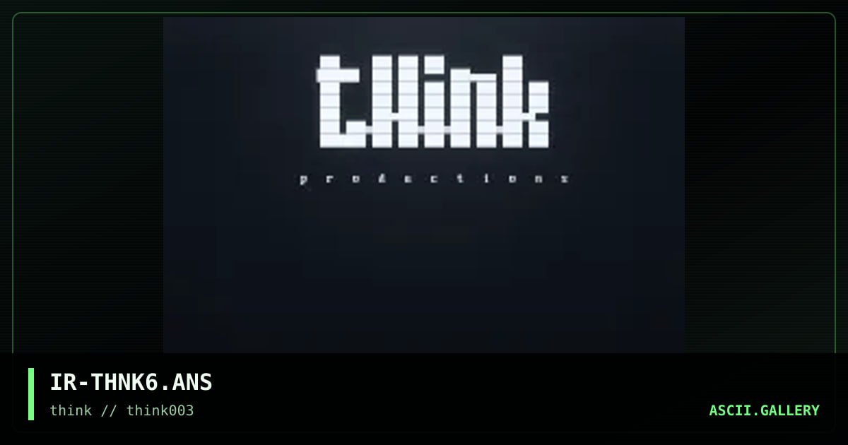 think logo!?, by irrational, 1998