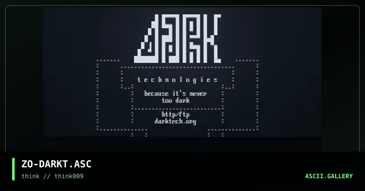 dark technologies, by zoob, 1998