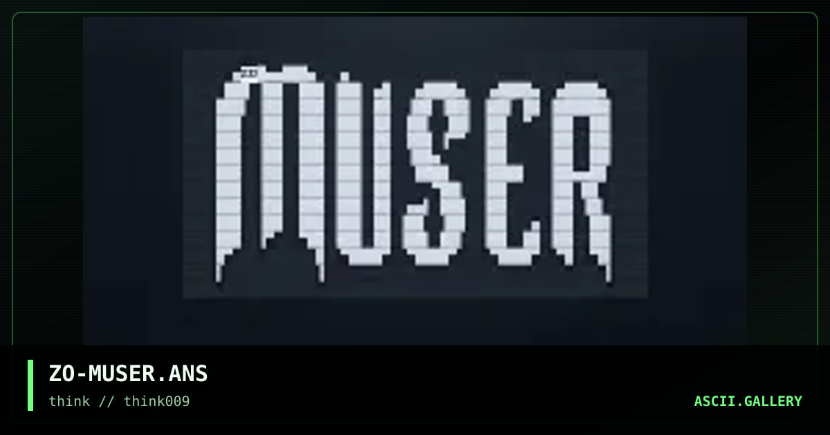 muser ansi, by zoob, 1998