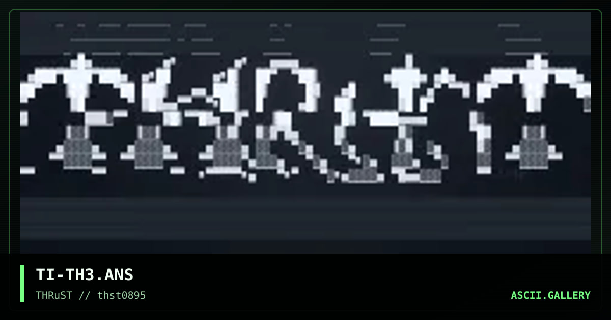 THRuSt Logo, by trip, 1995