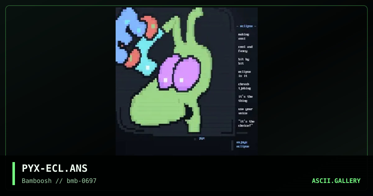 α enjoy eclipse α, by pyx, 1997