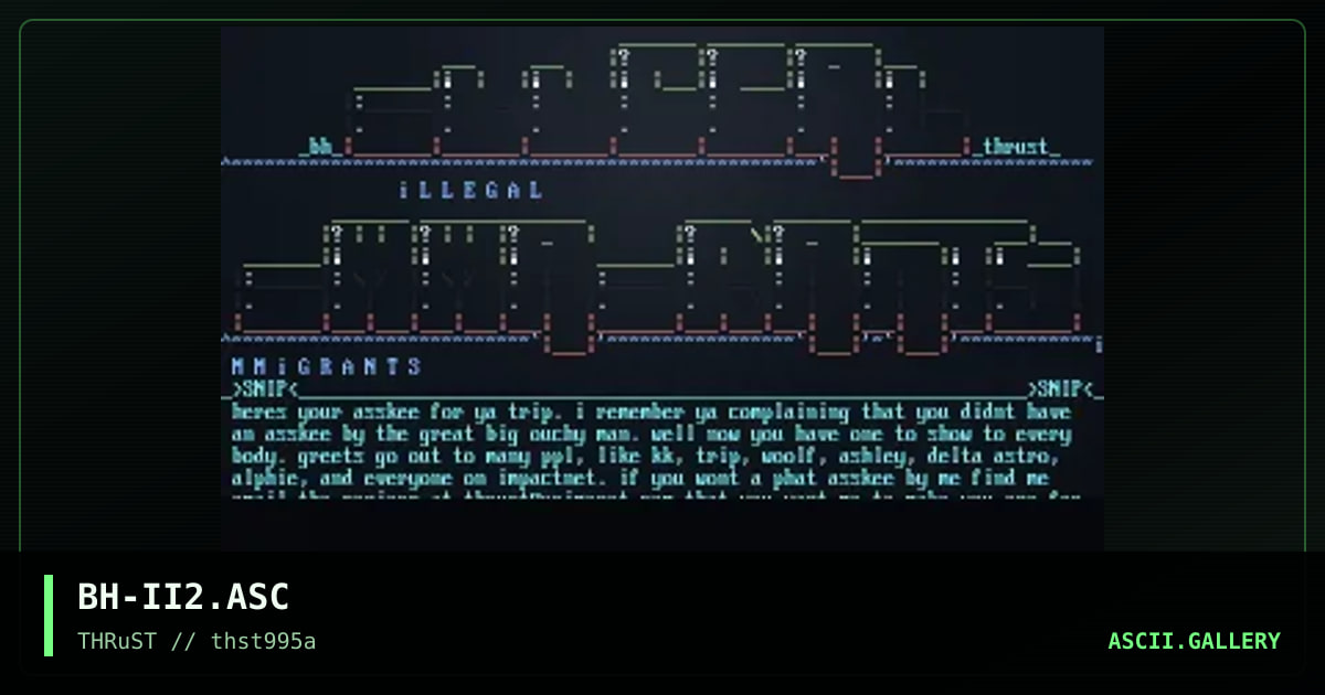BH-II2.ASC, by big hurt, 1995