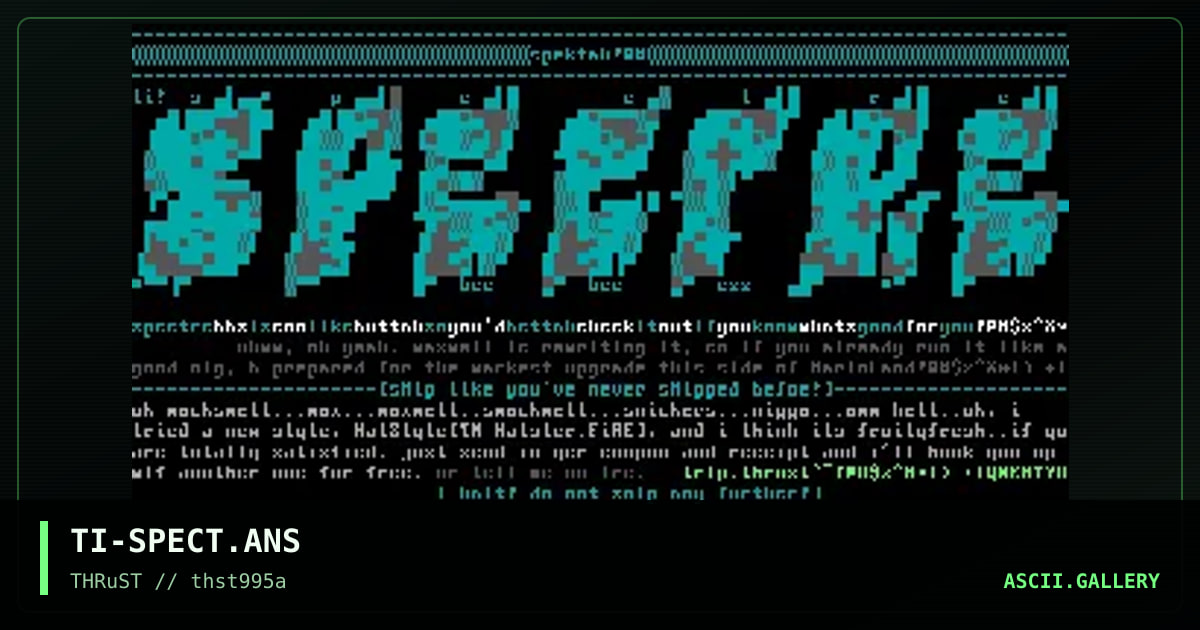 Spectre logo, by trip, 1995