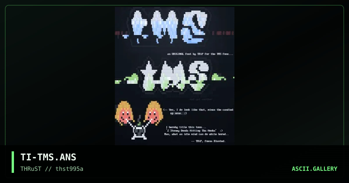 TMS logoz, by trip, 1995