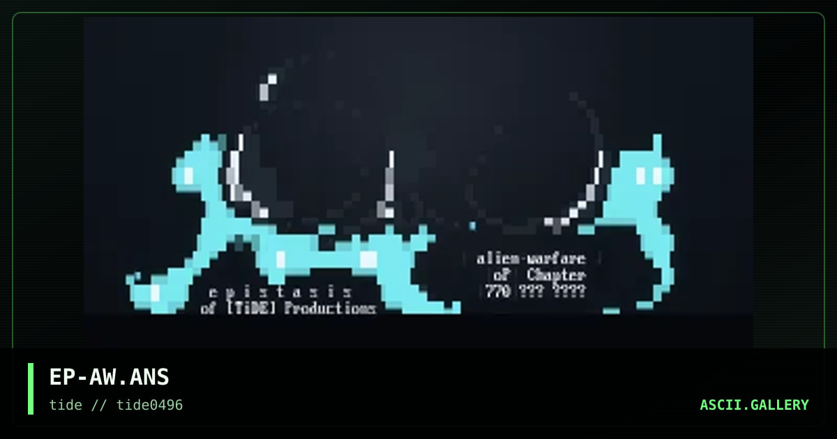 Alien Warfare, by epistasis, 1996