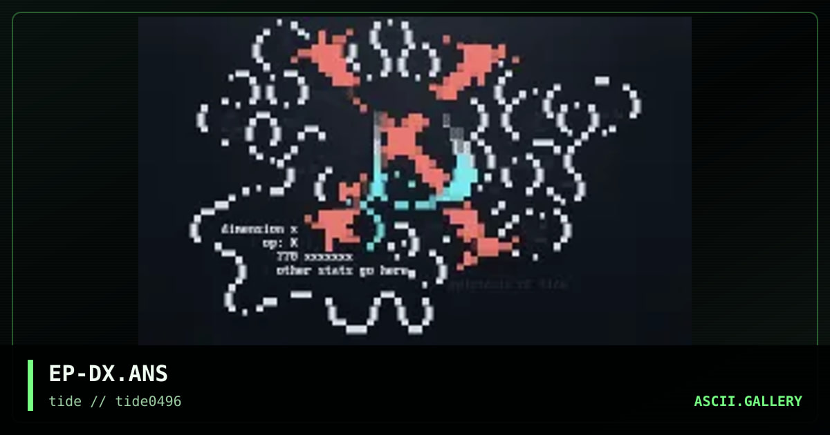 Dimension X, by epistasis, 1996