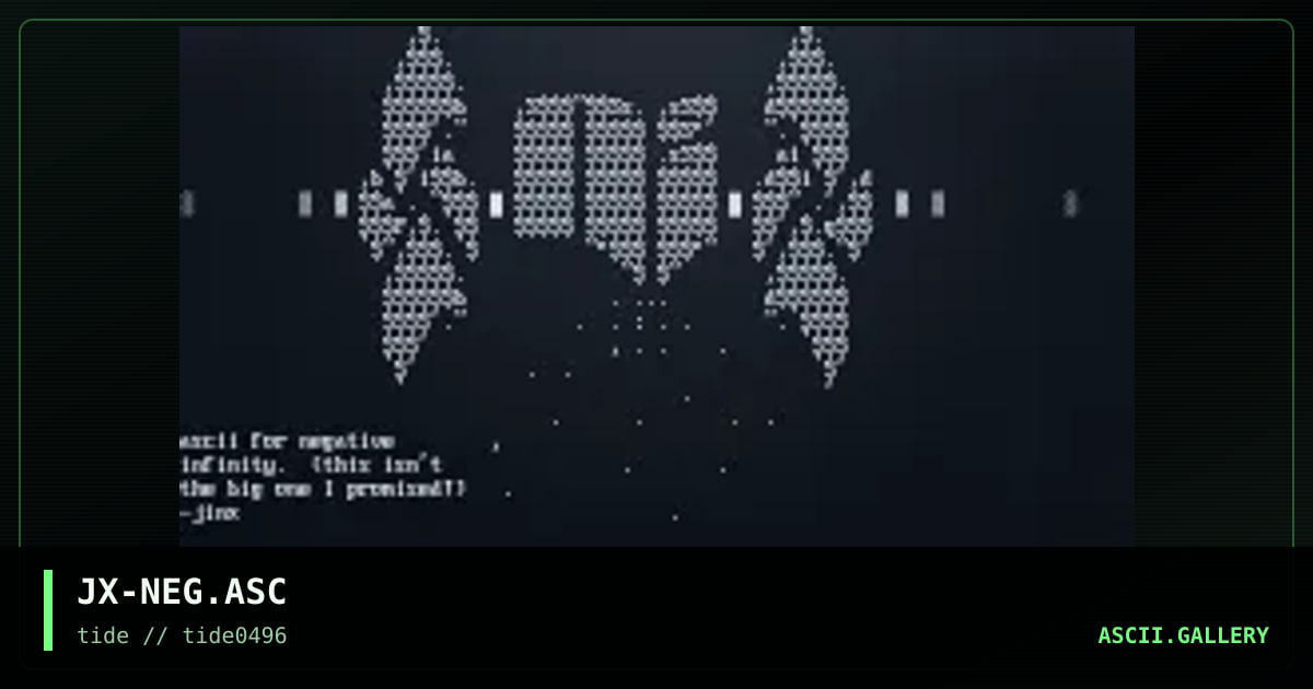 Negative Infinity, by jinx, 1996