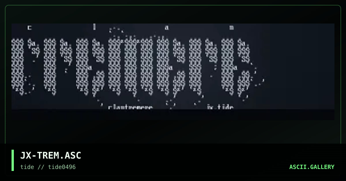 Clantremere, by jinx, 1996