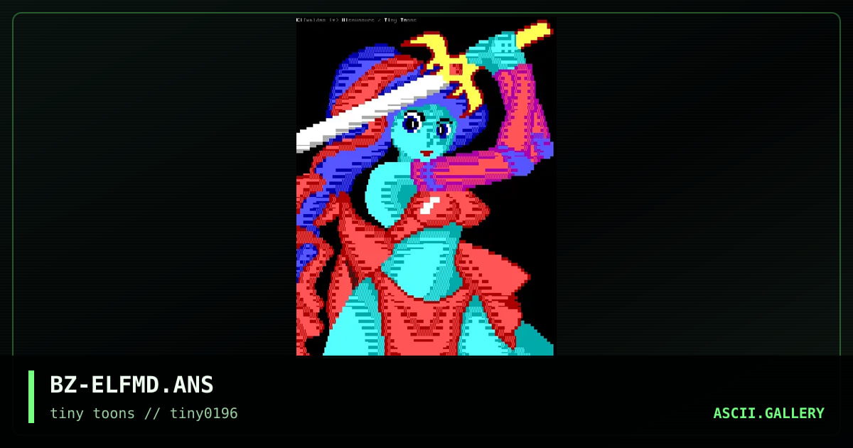 Elfmaiden, by bisounours, 1996