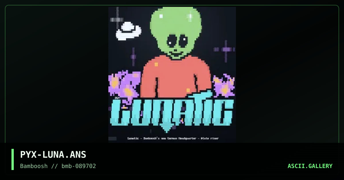 luuuunatic#!"#@»@£!, by pyx, 1997