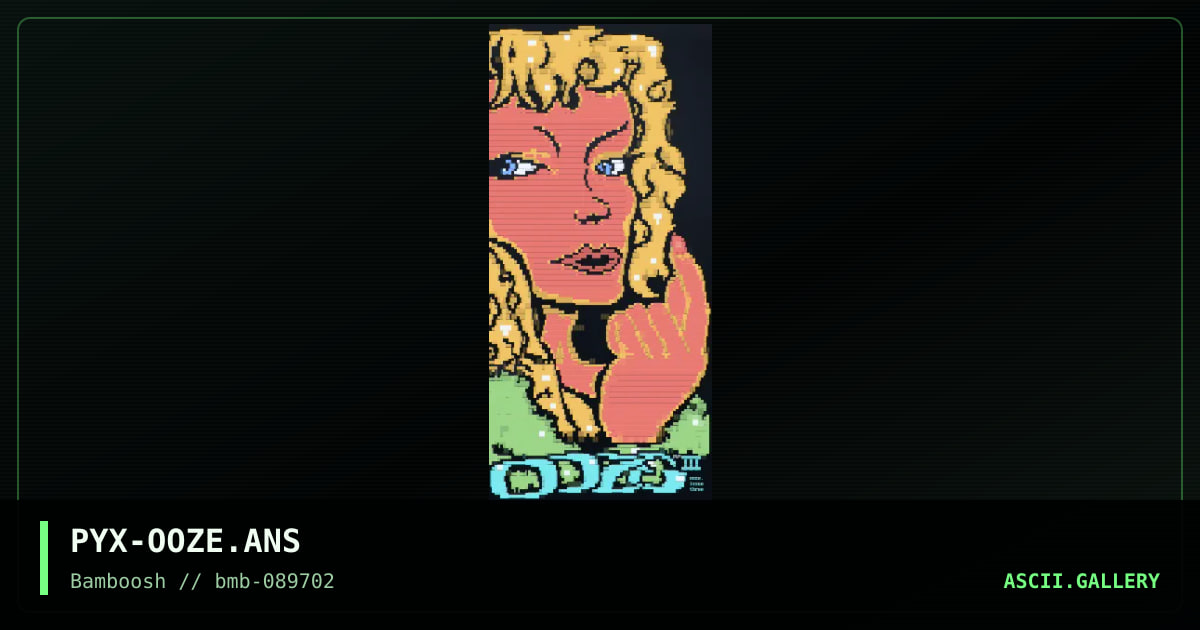 ooze issue 3, by pyx, 1997
