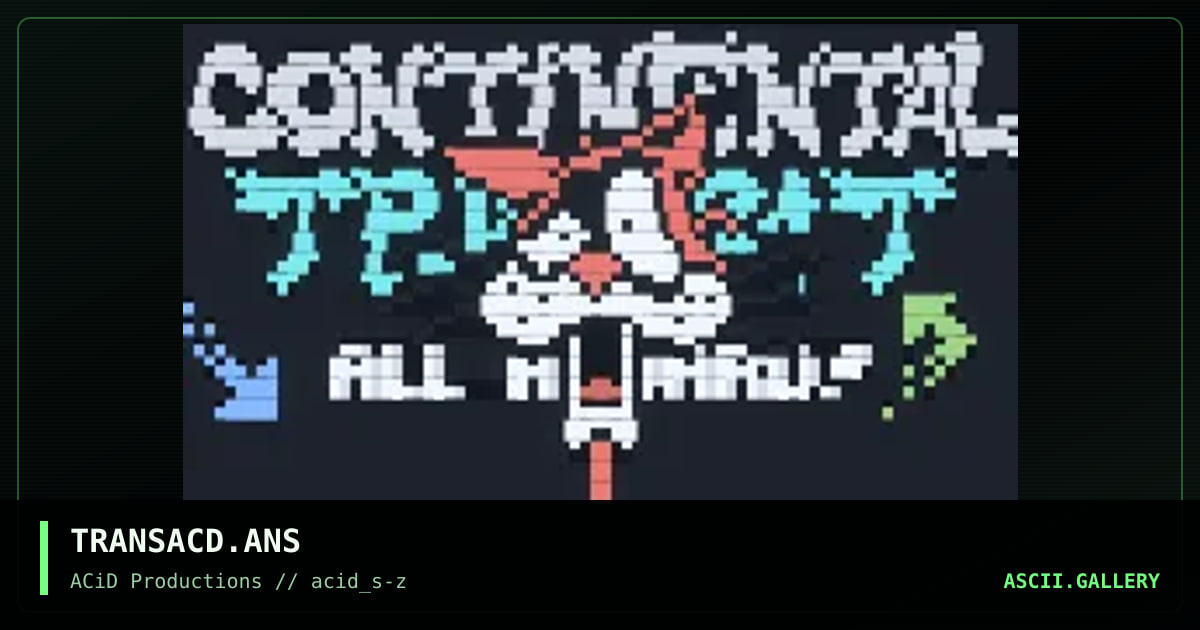 TRANSACD.ANS, by jed, 1990