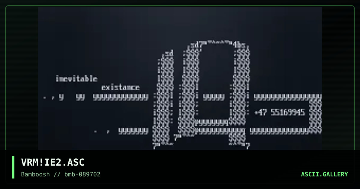VRM!IE2.ASC, by vermin, 1997