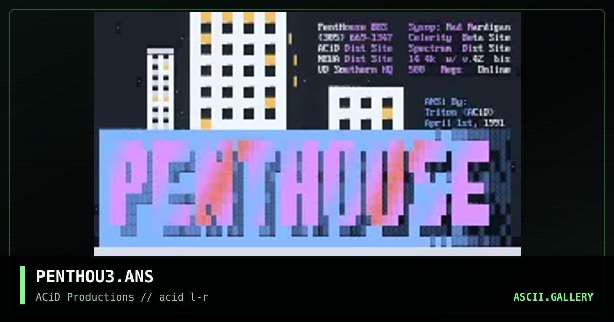 PENTHOU3.ANS, by triton, 1990