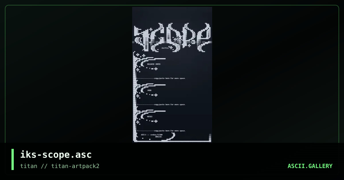 iks-scope.asc, by iks, 2005