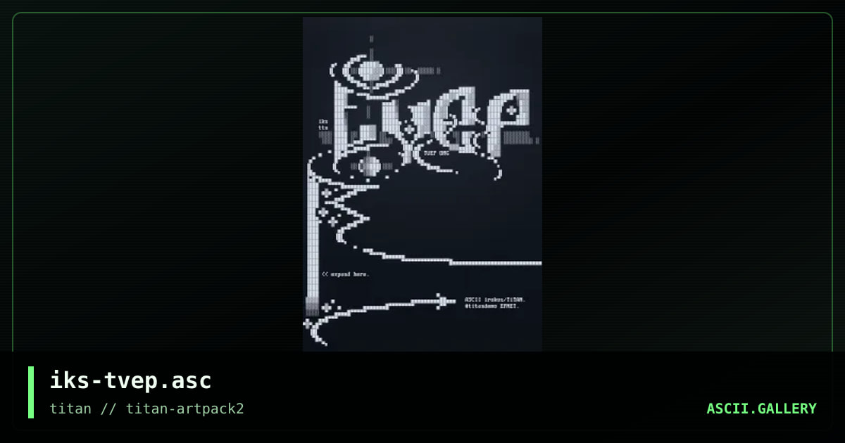 iks-tvep.asc, by iks, 2005