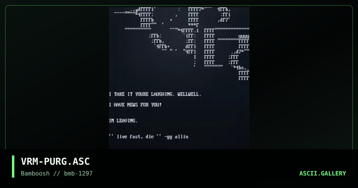 VRM-PURG.ASC, by vermin, 1997