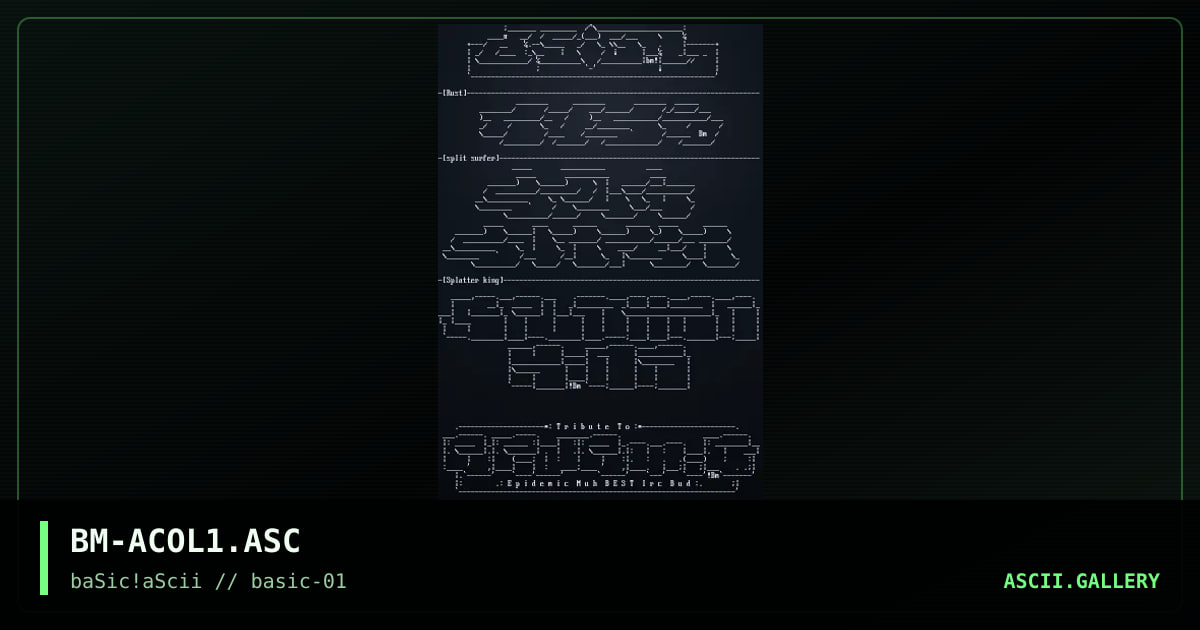 BM-ACOL1.ASC, by blindman, 1996