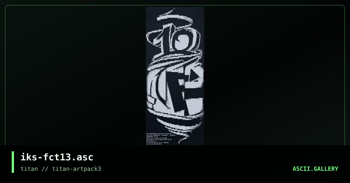 iks-fct13.asc, by iks, 2017