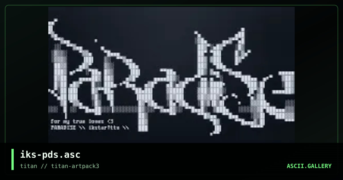 iks-pds.asc, by iks, 2017